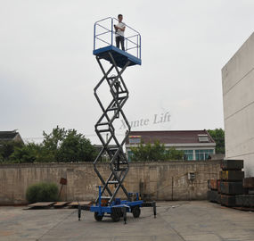 500Kg Loading Capacity Hydraulic Mobile Scissor Lift with 6 Meters Platform Height