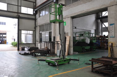 Single Mast Aluminum Aerial Work Platform 130Kg Load and 8 Meters