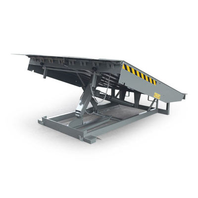 Loading Dock Ramp for Warehouse Loading and Unloading Cargos with Adjustable Height