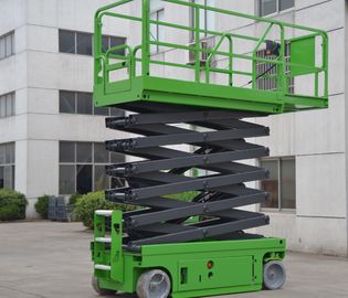 Electrical Self Propelled Scissor Lift 12m Elevated Work Platform MEWP For Warehouse