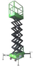 6M High Mobile Scissor Lift Hydraulic Aerial Work Platform 500Kg Loading Capacity