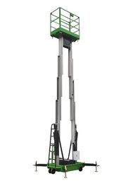 Platform Height Max 10m Double Mast Aluminum Vertical Lift Loading Capacity 200kg with Extension Platform