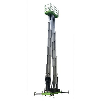 20m Lifting Table Aluminum Aerial Platform Multi Mast 150Kg Loading Capacity Steady Performance