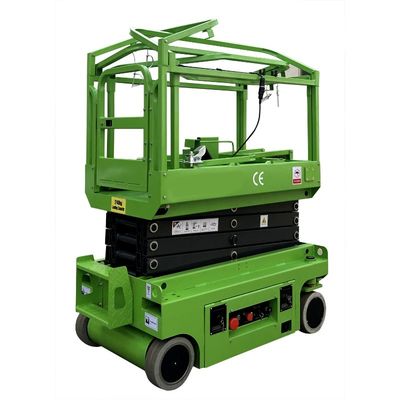 Long Time Mx390s Electric Mini Scissor Lift With Hydraulic Turning Wheels
