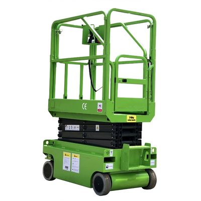 Long Time Mx390s Electric Mini Scissor Lift With Hydraulic Turning Wheels