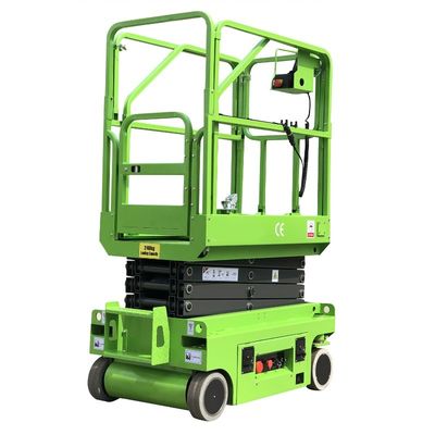 MX390S 240kg Load Self Propelled Mini Scissor Lift Hydraulic Turning Wheel