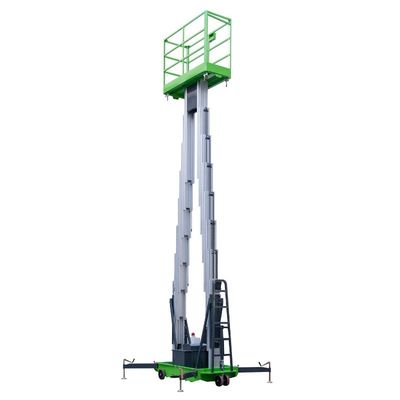 6m Platform Height Mobile Vertical Lifting Platform With Double Mast