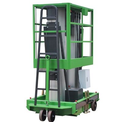 6m Platform Height Mobile Vertical Lifting Platform With Double Mast