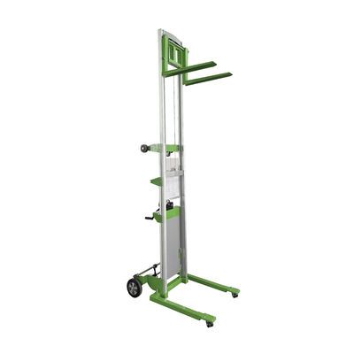 Manual Material Lift Portable Hand Winch Lifter Stacker Manual Lift