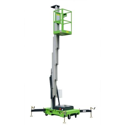 Single Mast Lift Aluminum Mobile Aerial Work Platform