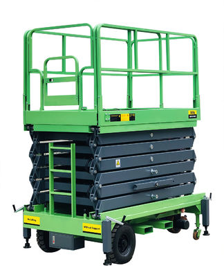 12M Mobile Scissor Lift With Pulling Device
