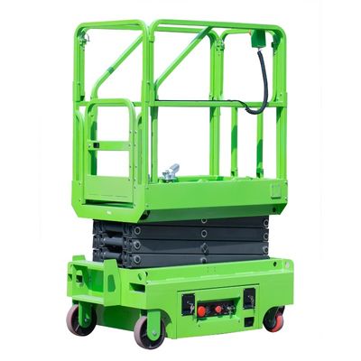 3m 3.9m DC Powered Mini Scissor Lift , Small Electric Scissor Lifts CE