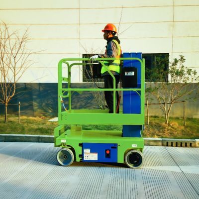 Self Propelled Full Electric Vertical Lift Oil Free Aerial Work Solution