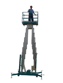 Double Mast 8m Platform Height Aluminum Construction Work Platform for Hotels, Lobby