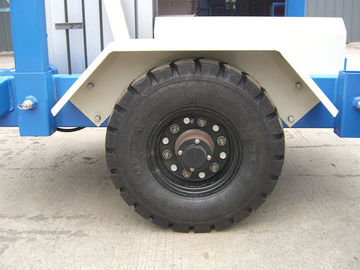 9M Platform Height 130KG Loading Capacity Single Mast Aluminum Aerial Work Platform for Star Hotels / Business Hall