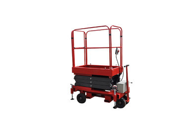 Mannual pushing scissor lift with loading capacity 300Kg and 3M Lifting Height