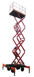 For Lifting 6m Height Hydraulic Mobile Scissor Lift with 1000Kg Loading Capacity