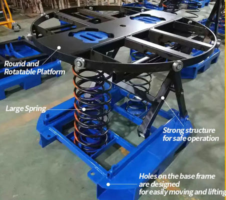 Reverse Palletpal 360 2000kg Cargo Lift Table Lever Loader