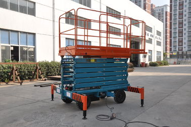 10 Meters Extension Mobile hydraulic manlift with 450Kg Loading Capacity