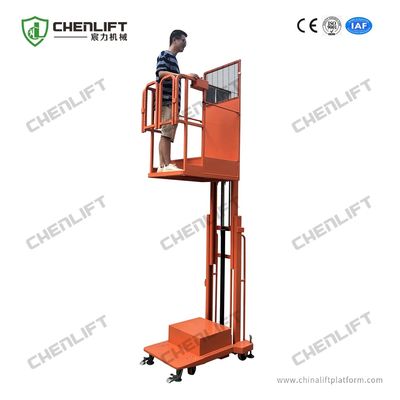 10FT Semi Electric Order Picker Warehouse Lifting Equipment High Efficiency