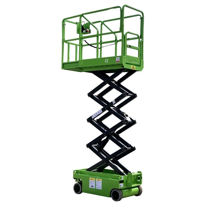 MX390S Mobile Scissor Lift Platform Hydraulic Turning Wheels Type With CE
