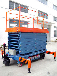 1000Kg Loading Capacity Adjustable Mobile Scissor Lift with 9M Lifting Height