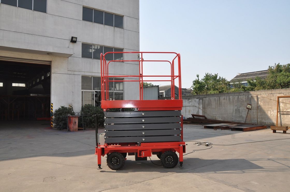 9 Meters Mobile Hydraulic Scissor Lift with 450Kg Loading Capacity