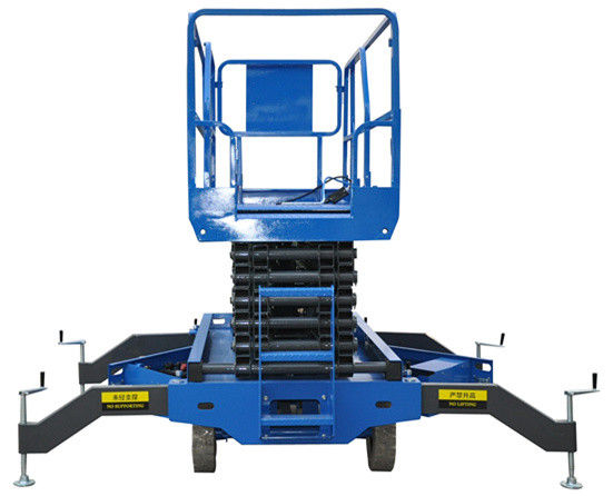Man Lifting Use Mobile Scissor Lift 4.5m Max Heiht, Safe And Reliable